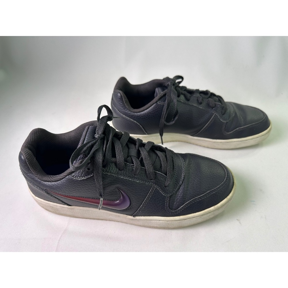 Nike Ebernon‎ Low Premium Oil Grey Purple AQ1774-003 Mens 9 Retro 80s Sneakers